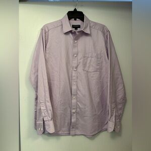 Men's Johnston & Murphy Purple lavender Dress Shirt M